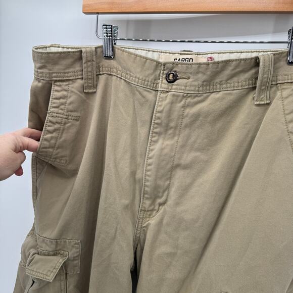 Levi's Cargo Pants Mens 36x32 (37x31 ACTUAL) Loose Straight Workwear Utility Tan - Picture 6 of 8